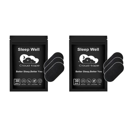 Cloud Tape Black Adhesive Strips — Two 30-Strip Packs - Black / 2 Month Supply