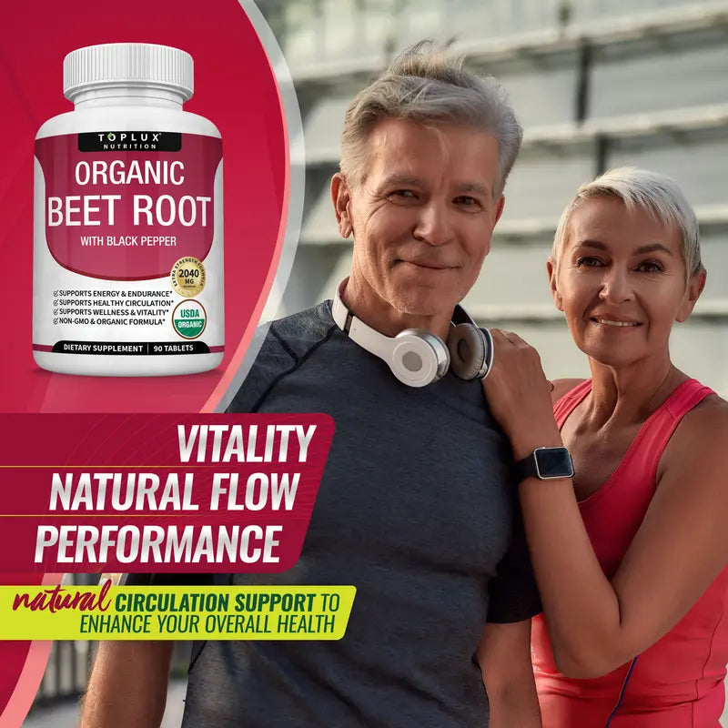 Beet Root & Black Pepper Supplement Tablets - original gallery 7