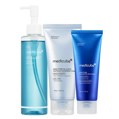 Blue Clay Pore-Care Mask & Three-Step Routine - 3 Step Pore-fect SET