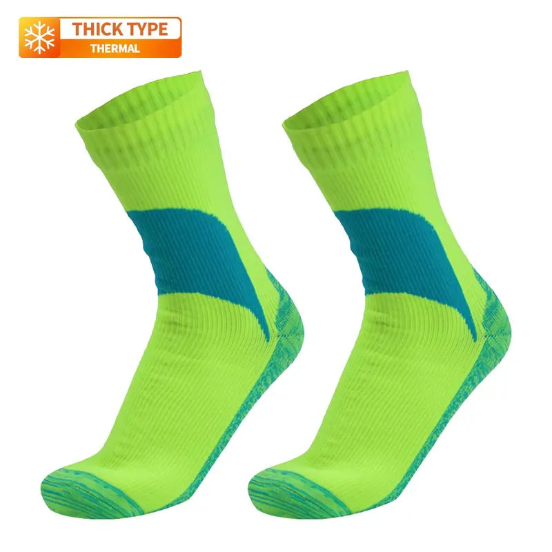 Isunie Three-Layer Outdoor Socks — Two Pairs - Green