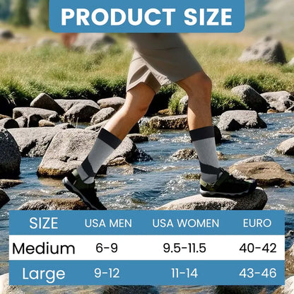 Isunie Three-Layer Outdoor Socks — Two Pairs - source design and use details
