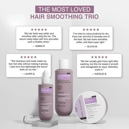 Smoothing Hair Care Trio — Shampoo, Mask & Serum - original product photo 3
