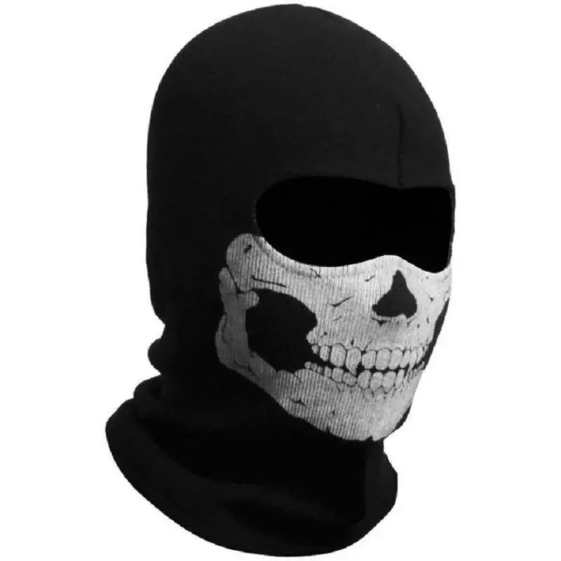 Skull-Print Stretch Balaclava - source design and use details