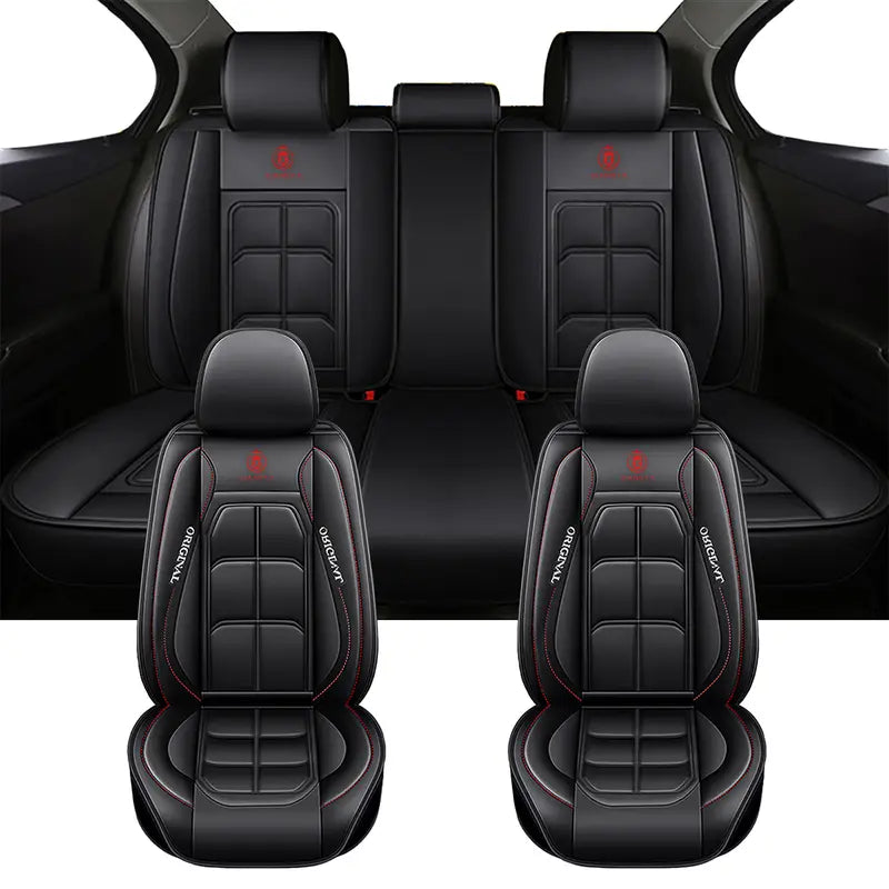XIANGTA Front Seat Covers — 2 Covers — Black