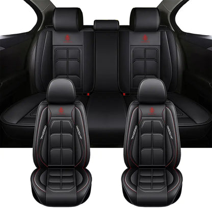 XIANGTA Front Seat Covers — 2 Covers — Black