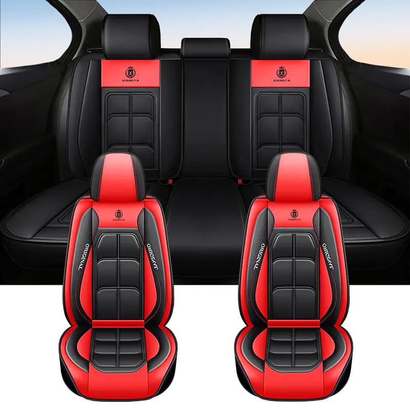 XIANGTA Front Seat Covers — 2 Covers — Red