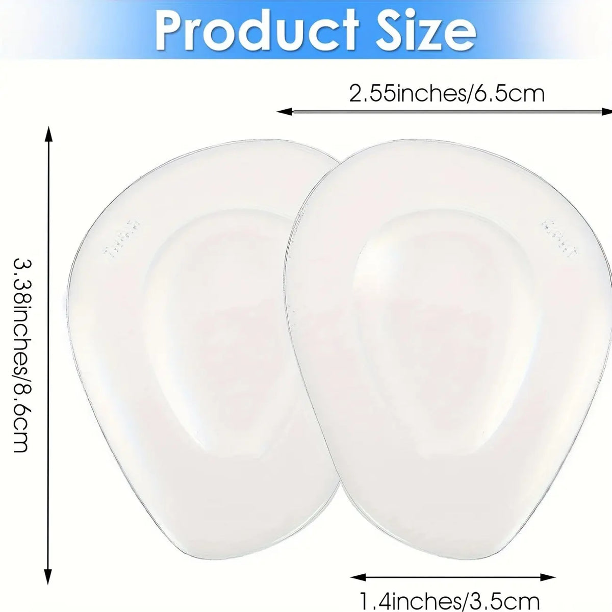 Four Piece Gel Forefoot Shoe Pad Pack — 1