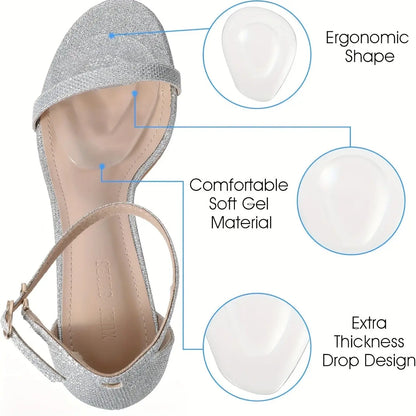 Four Piece Gel Forefoot Shoe Pad Pack — 2