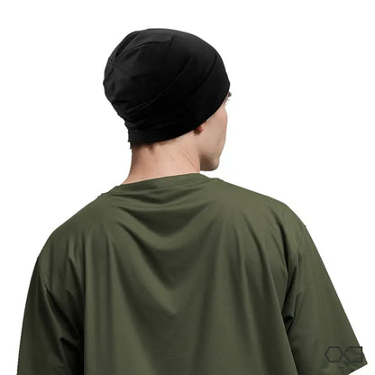 SHINENEOTH Black Lightweight Skull Caps — Two Caps - source design and use details