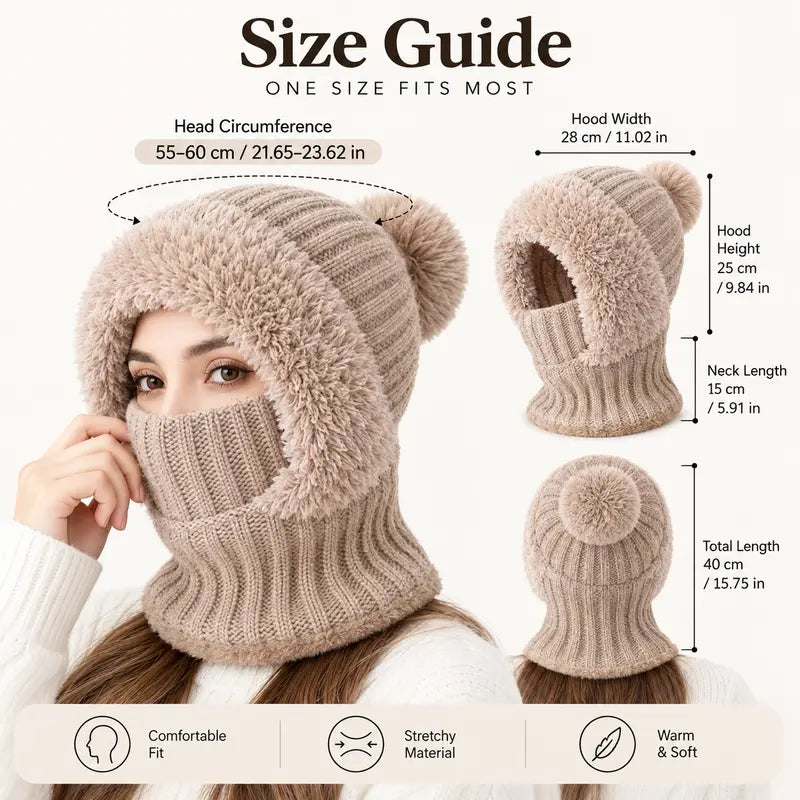 3-in-1 Fleece Winter Balaclava - source design and use details