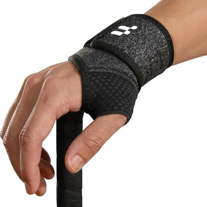 Fitomo Black Adjustable Wrist Wraps — One Pair - source design and use details