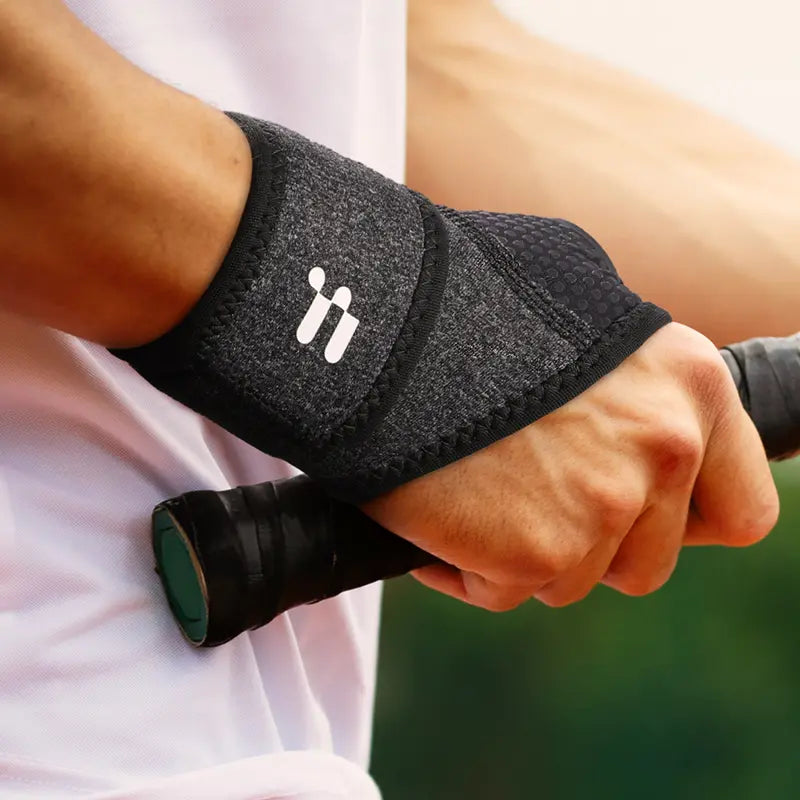 Fitomo Black Adjustable Wrist Wraps — One Pair - source design and use details