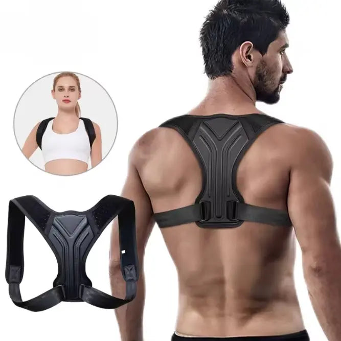 Adjustable Shoulder and Upper-Back Support Brace - source design and use details
