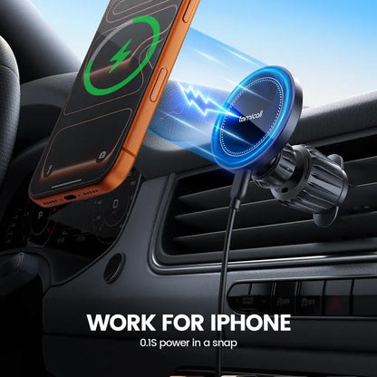 Lamicall Magnetic Wireless Mobile Charger Car Phone Holder