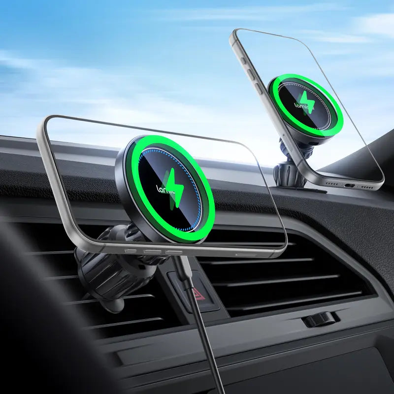 Lamicall Magnetic Wireless Mobile Charger Car Phone Holder