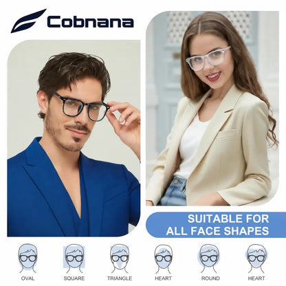 Black Frame Blue-Light Screen Glasses - source design and use details