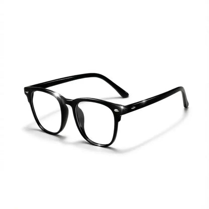 Black Frame Blue-Light Screen Glasses - Black