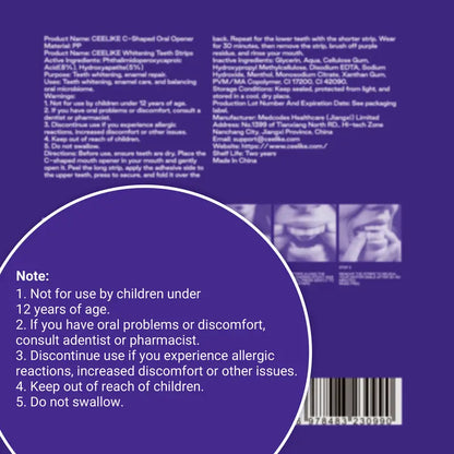Purple Teeth Whitening Strips with Cheek Retractors — 2-Box Set - original gallery 5