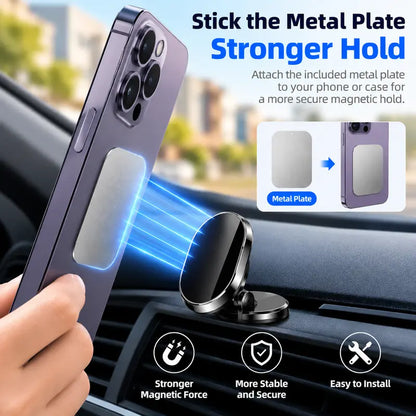 Foldable Magnetic Dashboard Phone Mount - original product photo 3