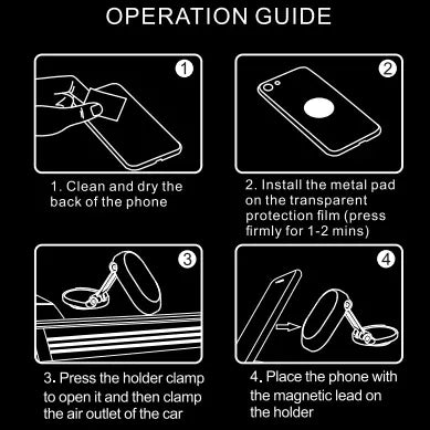Foldable Magnetic Dashboard Phone Mount - original product photo 8