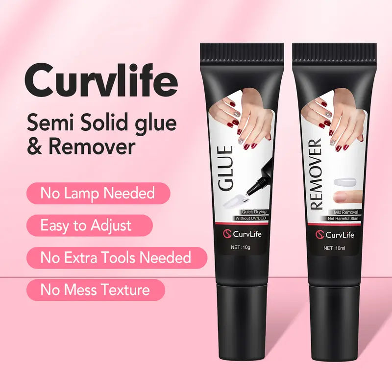 Press-On Nail Glue & Remover Kits — Buy One, Get One - Kit1-(glue and remover) original variant photo