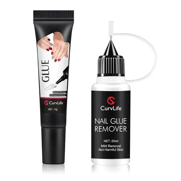 Press-On Nail Glue & Remover Kits — Buy One, Get One - Glue 10g & Remover 20ml original variant photo