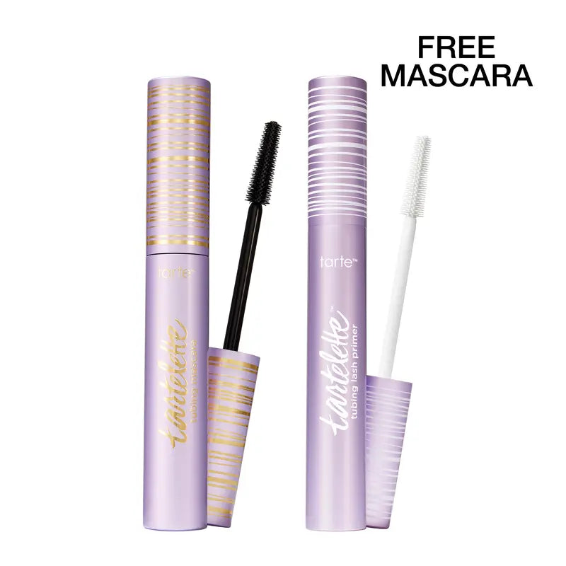 Tubing Mascara & Lash Primer — Double Duo - tubing brown + tubing primer