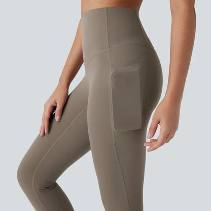 High-Waist Pocket Bootcut Leggings - original gallery 5