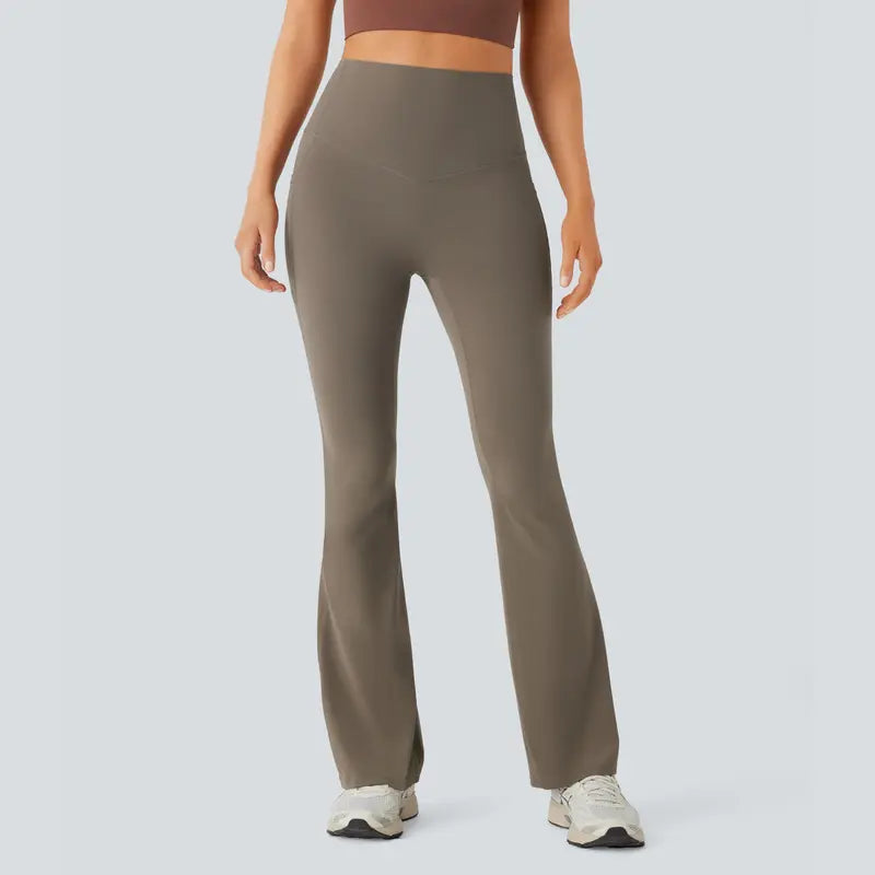 High-Waist Pocket Bootcut Leggings - original gallery 4