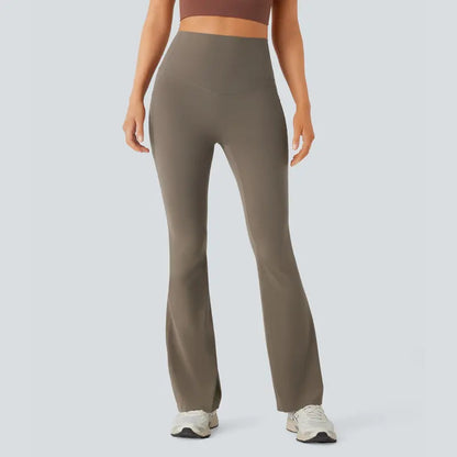 High-Waist Pocket Bootcut Leggings - original gallery 4