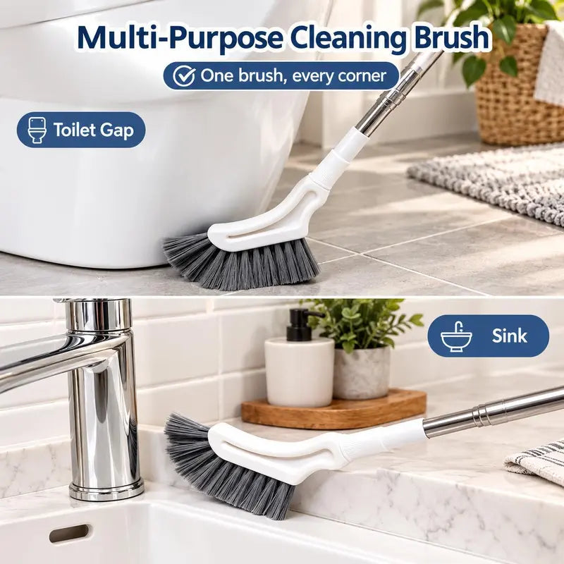Telescopic Long-Handle Crevice Cleaning Brush - original product photo 5