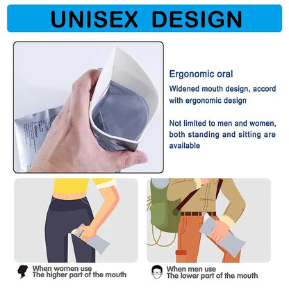 Disposable Emergency Urinal Bags — 16 Bags