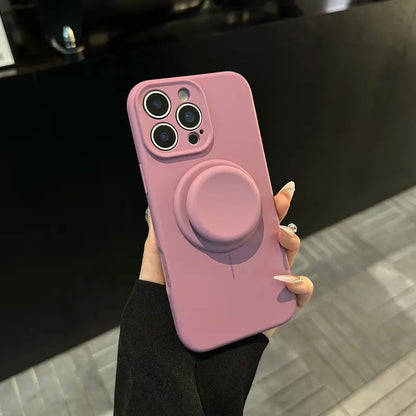 Silicone Phone Case with Magnetic Stand - Blackcurrant + Stand original variant photo