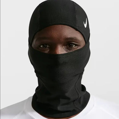 Nike Pro Hyperwarm Hooded Face Cover - source design and use details