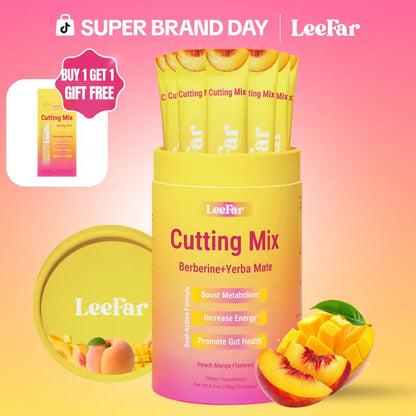 Flavored Drink Mix with Shaker Cup — 30 Servings - Peach Mango