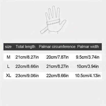 Black Zip-Cuff Touchscreen Winter Gloves - source design and use details