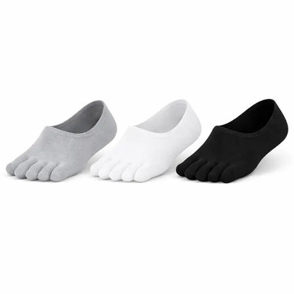 Cotton Five-Toe Socks — Three Pairs - source design and use details