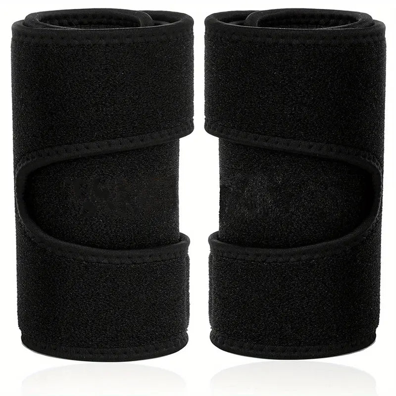 Black Adjustable Upper-Arm Wraps — One Pair - source design and use details