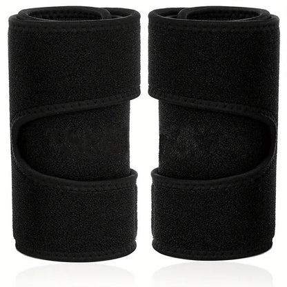 Black Adjustable Upper-Arm Wraps — One Pair - source design and use details