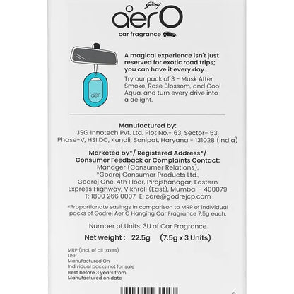 Godrej aer O Hanging Car Fresheners — 2 Assorted Units