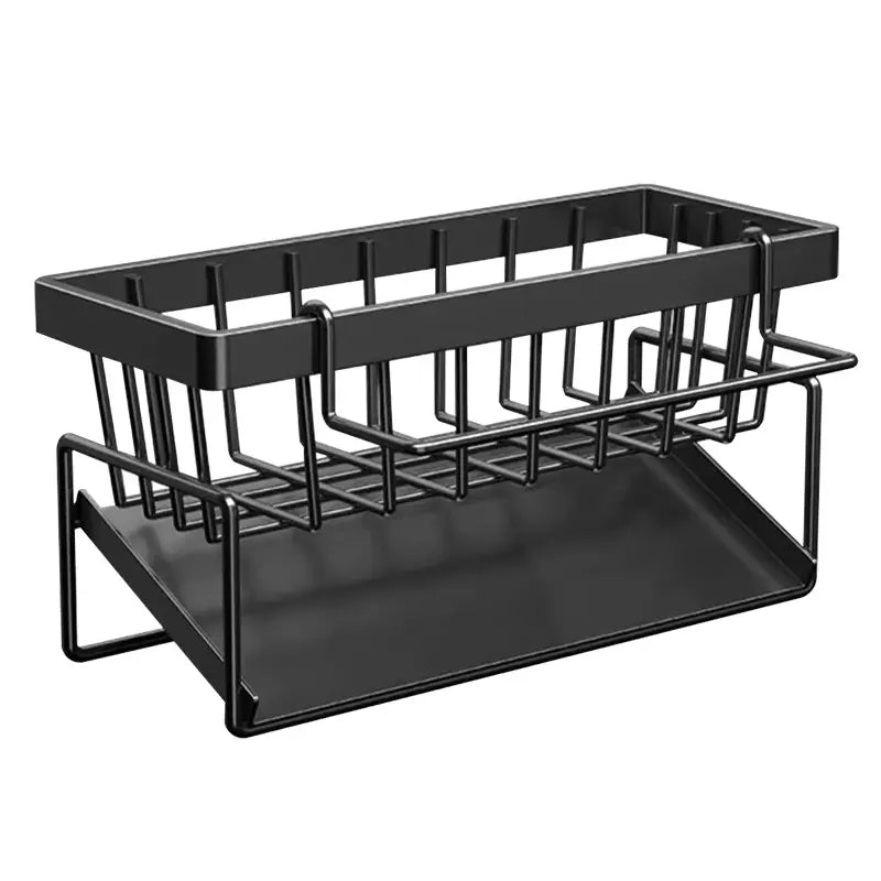 Sink Sponge Drain Caddy — Two Matching Organizers - Black original variant photo