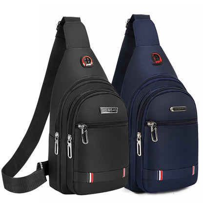 Black Multi Pocket Crossbody Bag — 0