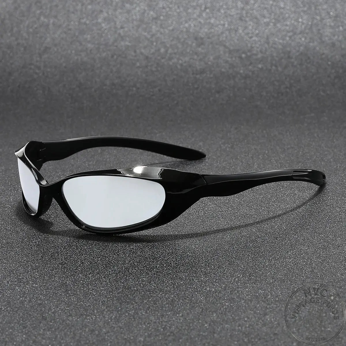 Y2K Wraparound Oval Sunglasses — 4