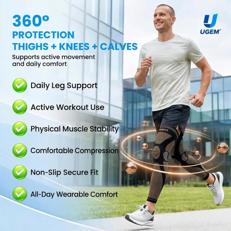 Full-Leg Stretch Sleeves — One Pair - source design and use details