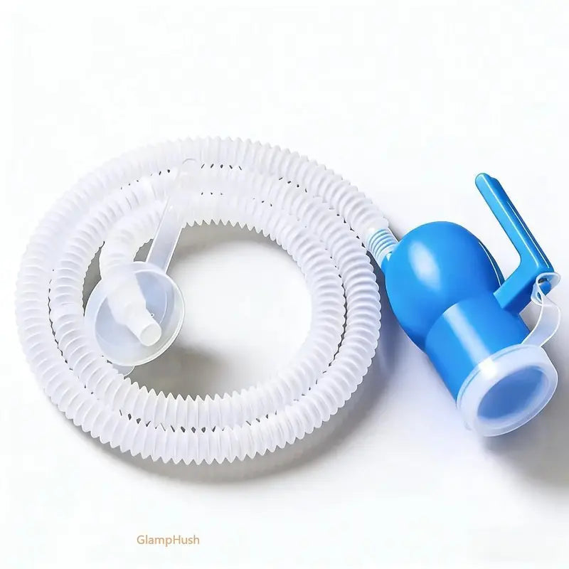 Blue 2000 ml Portable Urinal Bottle with Tube - source design and use details