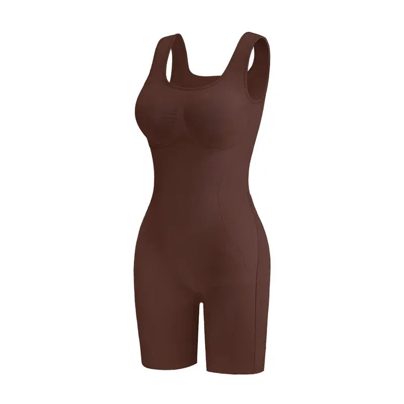 Open-Back Shaping Bodysuits with Cotton Gusset — 2-Pack - Brown original variant photo