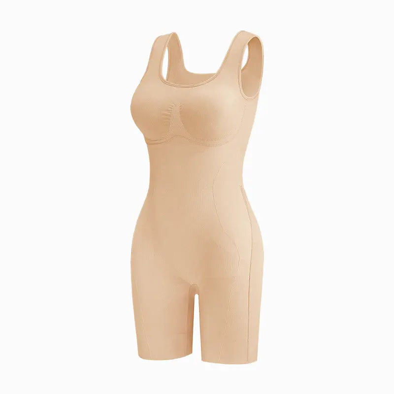 Open-Back Shaping Bodysuits with Cotton Gusset — 2-Pack - Beige original variant photo