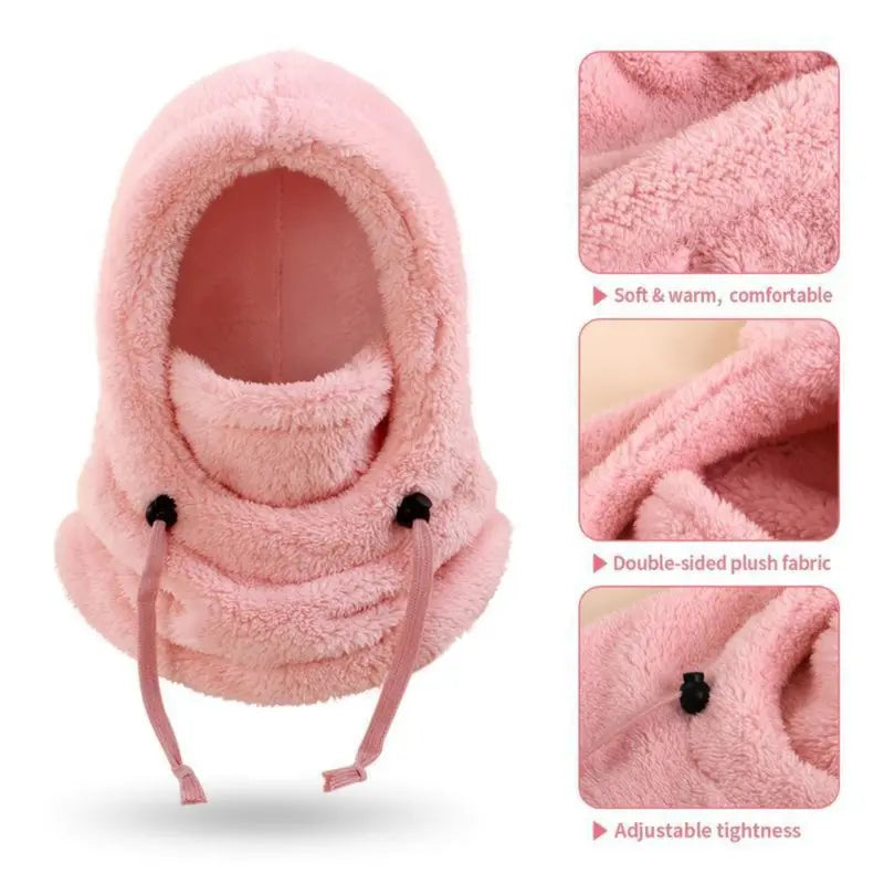 Kids' Fleece Balaclava and Neck Warmer - source design and use details
