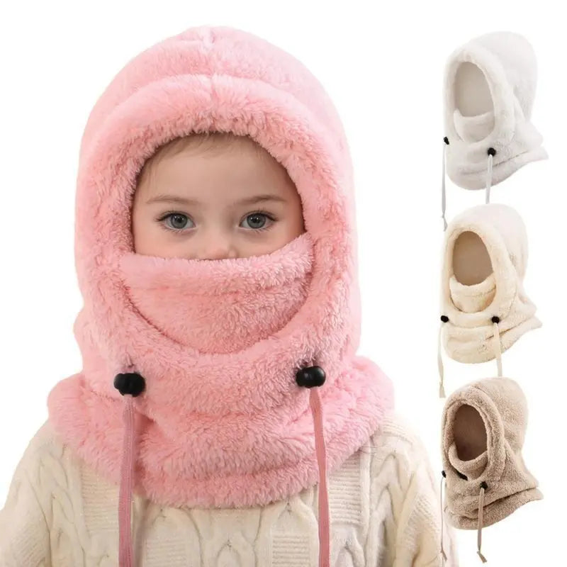 Kids' Fleece Balaclava and Neck Warmer - source design and use details