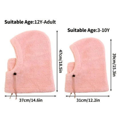 Kids' Fleece Balaclava and Neck Warmer - source design and use details